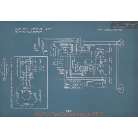 White Gm Schema Electrique 1917 1918