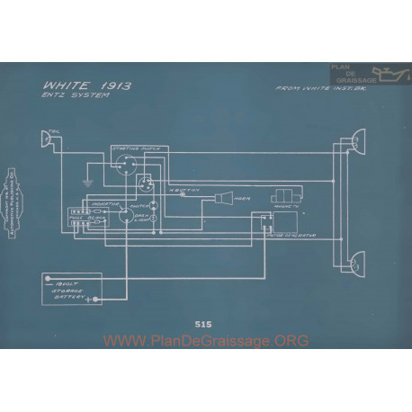 White Schema Electrique 1913