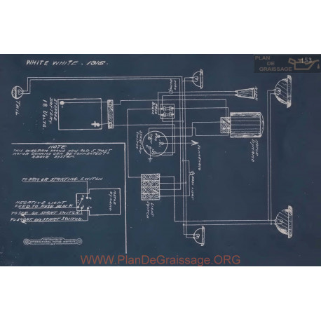 White Schema Electrique 1916