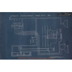 Willys Knight 88 8t Schema Electrique 1917