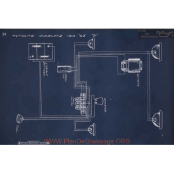 Willys Overland 69 71 Schema Electrique 1913 V2