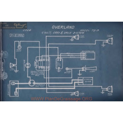 Willys Overland 79b 6volt Schema Electrique 1914 Gray & Davis