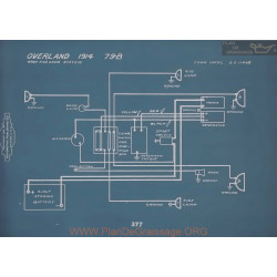 Willys Overland 79b Schema Electrique 1914 V2