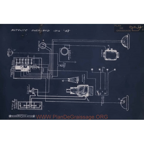 Willys Overland 83 Schema Electrique