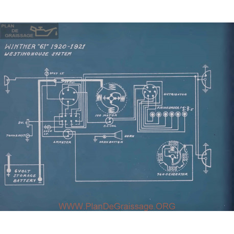 Winther 61 Schema Electrique 1920 1921