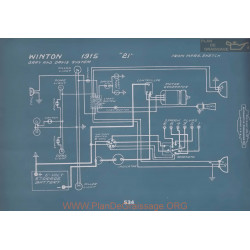 Winton 1 Schema Electrique 1915