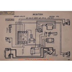 Winton 21 6volt Schema Elctrique 1914 1915 Gray & Davis