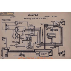 Winton 21a 6volt Schema Elctrique 1915 Bijur