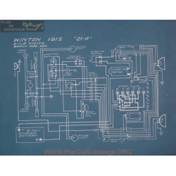 Winton 21a Schema Electrique 1915