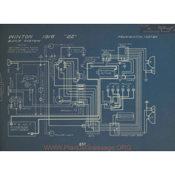 Winton 22 Schema Electrique 1916 Bijur