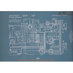 Winton 22 Schema Electrique 1916 V2