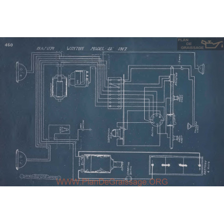 Winton 22 Schema Electrique 1917