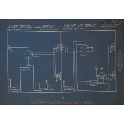 Acme Truck All Models Schema Electrique 1919 1920