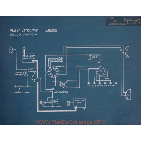 Bay State Schema Electrique 1922