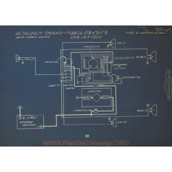 Bethlehem Truck Dx Ex Fx Schema Electrique 1918 1919 1920 Gray & Davis