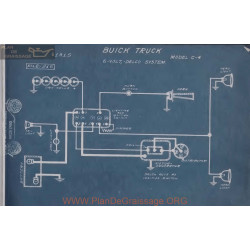 Buick Truck C4 6volt Schema Electrique 1915 Delco