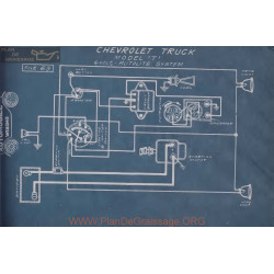 Chevrolet Truck T 6volt Schema Electrique Autolite