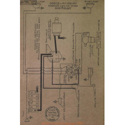 Dodge Cars Truck Schema Electrique 1917 1918 1919 Northeast