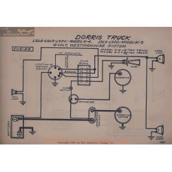 Dorris K4 K7 Truck 6volt Schema Electrique 1918 1919 1920 Westinghouse