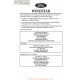 Ford 1998 Windstar User Manual