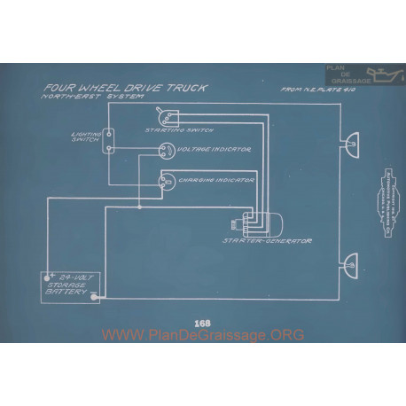 Four Wheel Drive Truck Schema Electrique