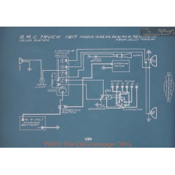 Gmc Truck 15 25 26 30 31 40 41 70 71 100 101 Schema Electrique 1917