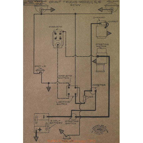 Grant Truck 10 11 15 16 Schema Electrique Remy