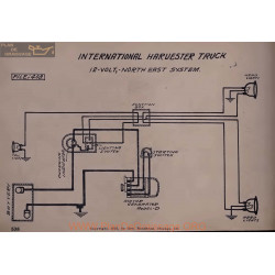 International Harvester Truck 12volt Schema Electrique North East