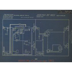 Jackson 4wheel Drive Truck 35 Schema Electrique 1920 Dyneto