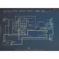 Jeffery Rapid Truck 1016 Schema Electrique Bijur