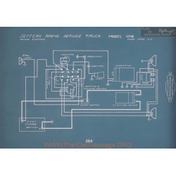 Jeffery Rapid Truck 1016 Schema Electrique