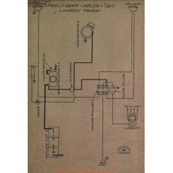 Lawson Truck Schema Electrique 1917 Splitdorf Aplco