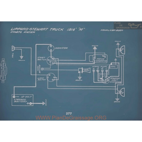 Lippard Stewart Truck M Schema Electrique 1916