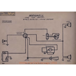 Maxwell One Ton Truck 6volt Schema Electrique Aotolite