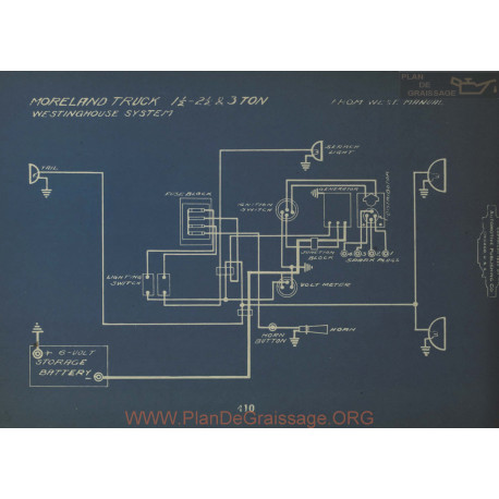 Moreland Truck 1 2 3 Ton Schema Electrique Westinghouse