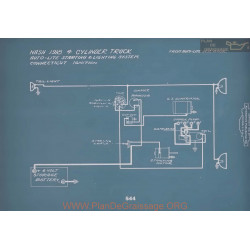 Nash 4 Cyl Truck Schema Electrique 1918