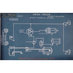 Nash Truck 2018 3018 6volt Schema Electrique 1919 Autolite