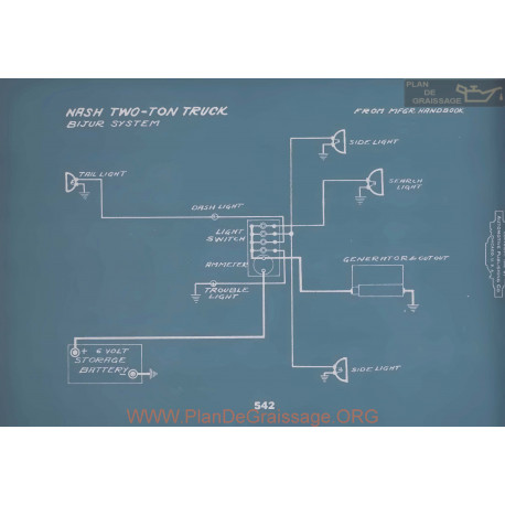 Nash Two Ton Truck Schema Electrique