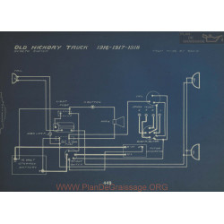 Old Hickory Truck Schema Electrique 1916 1917 1918 Dyneto