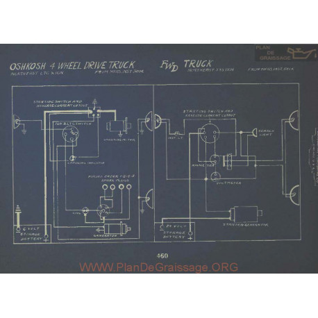 Oshkosh 4 Drive Truck Fwd Schema Electrique North East