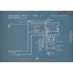 Packard Truck E Schema Electrique 1918