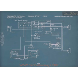 Panhard Trucks A B Schema Electrique 1918