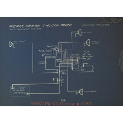 Pierce Arrow Two Ton Truck Schema Electrique Westinghouse