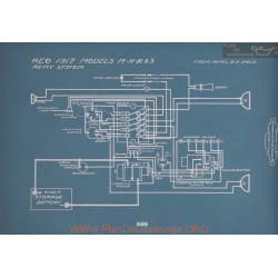 Reo M N R S Schema Electrique 1917 V2