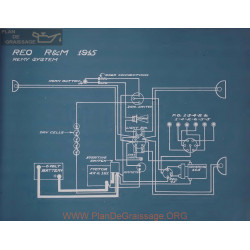 Reo R M Schema Electrique 1915