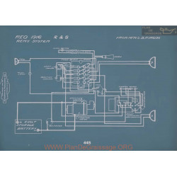 Reo R S Schema Electrique 1916 V2