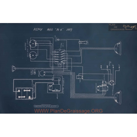 Reo R4 Schema Electrique 1917 V2