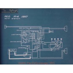 Reo R4 Schema Electrique 1917