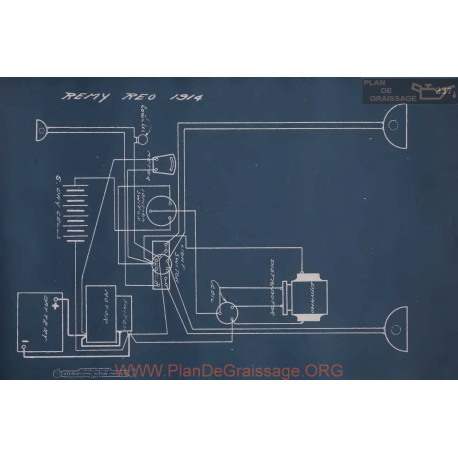 Reo Schema Electrique 1914