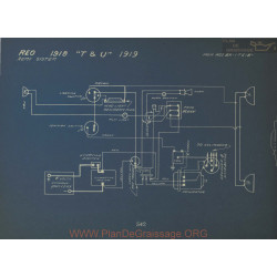 Reo T U Schema Electrique 1918 1919 Remy Ver1